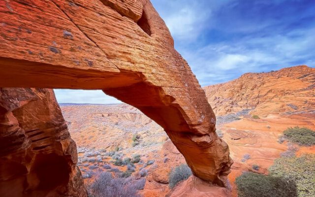 Standing behind Elephant Arch Elephant Arch