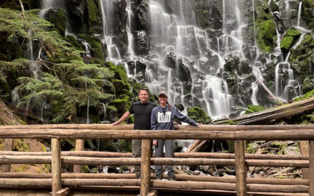Chris and Connie at Ramona Falls