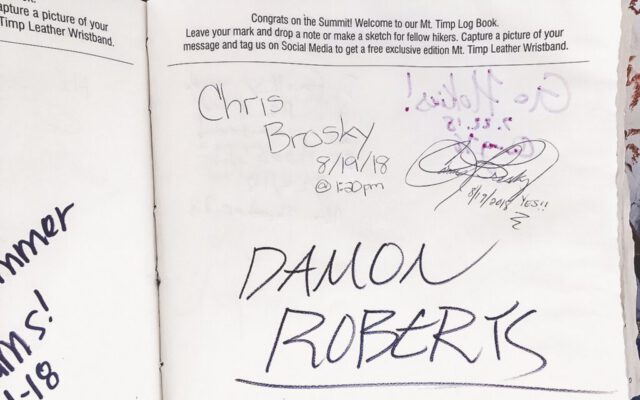 Timpanogos Log Book
