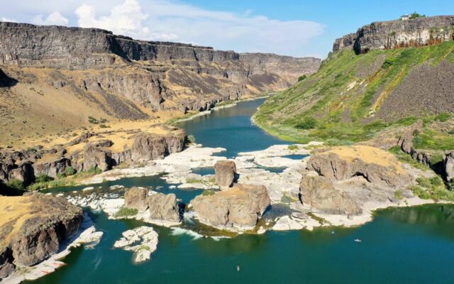 The Snake River in Idaho The Snake River in Idaho